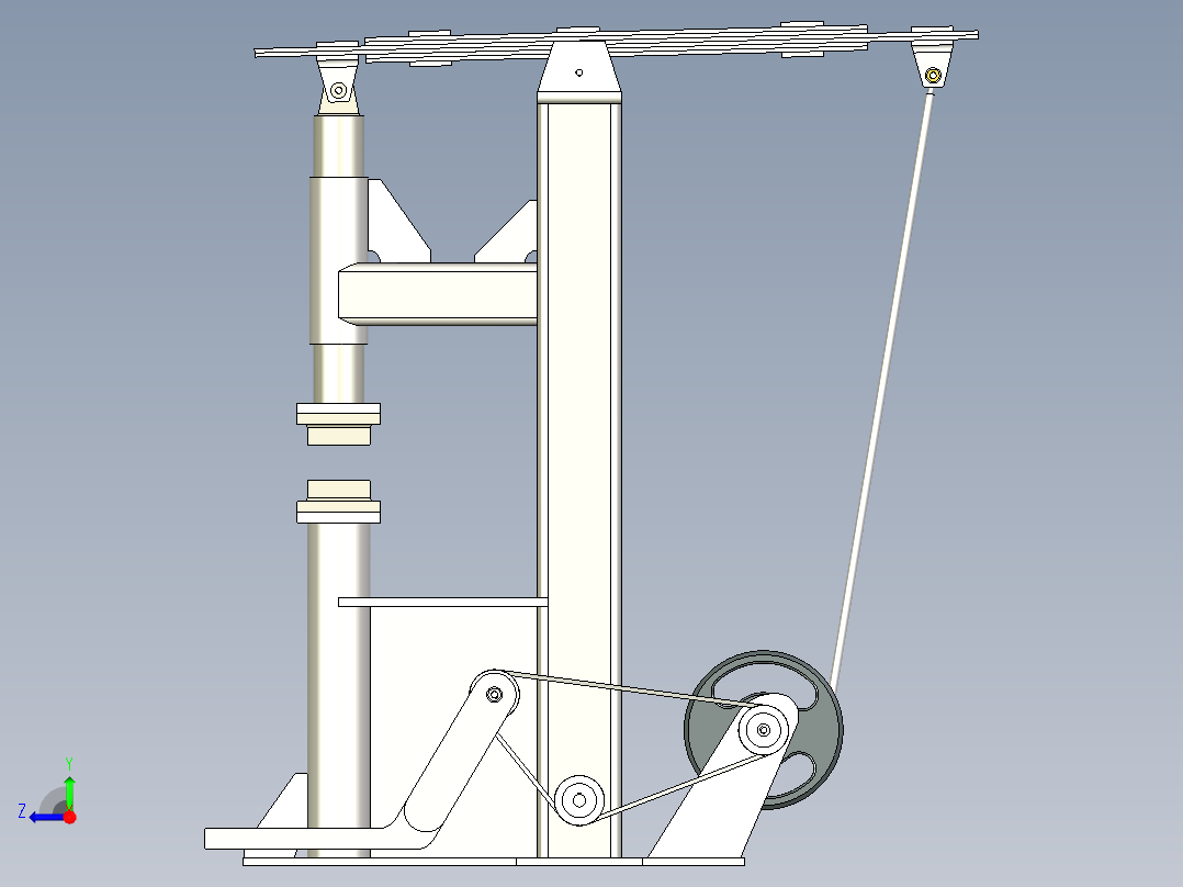 B3003413-自制动力锤右视图