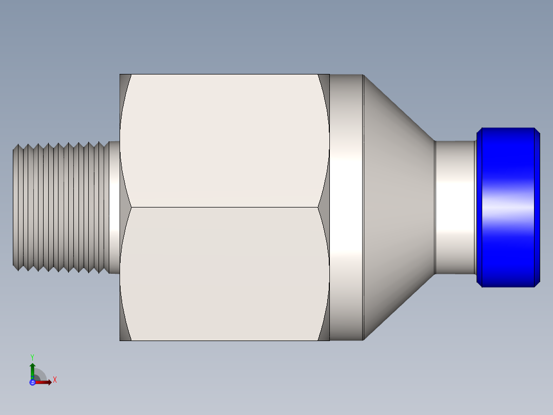 气动快速管接头PC04-M5[PC04-M5]前视图