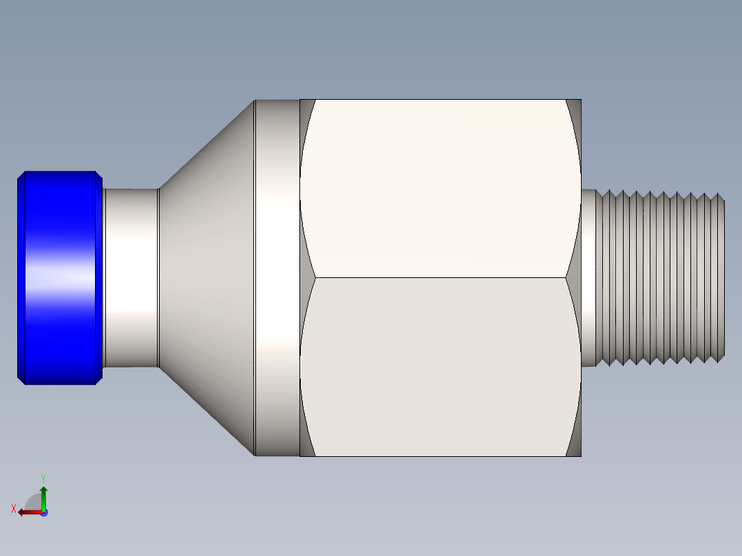 气动快速管接头PC04-M5[PC04-M5]后视图