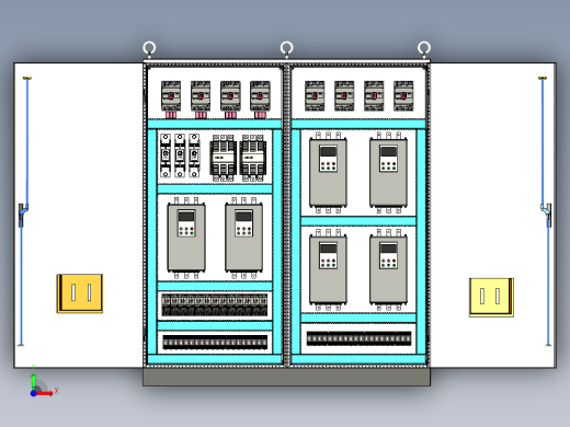 双柜组装软启动控制柜 56275前视缩略图