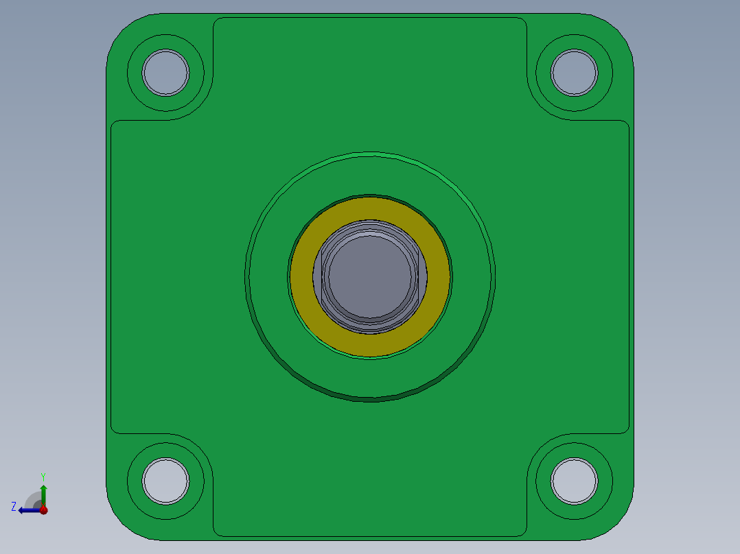 蓝色气动气缸-100x25x200-mm-1.snapshot.1右视图