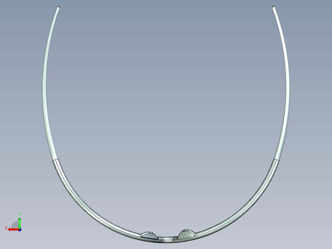 A3004229-柔韧性眼镜框后视图