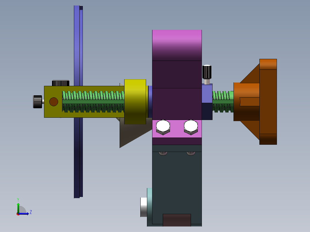 城堡打印机左视图