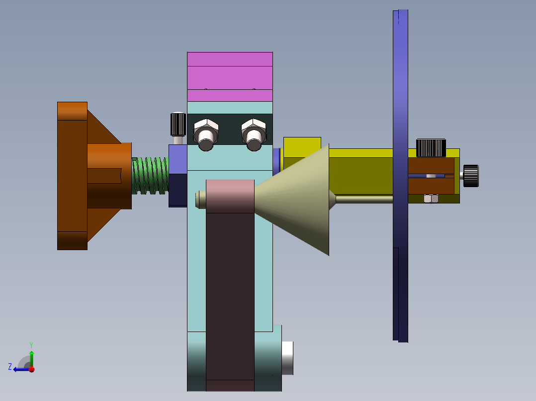 城堡打印机右视图