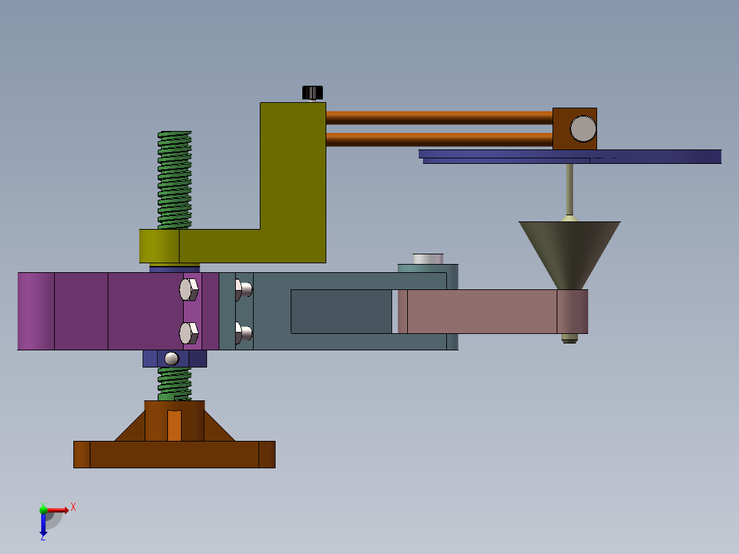 城堡打印机俯视图
