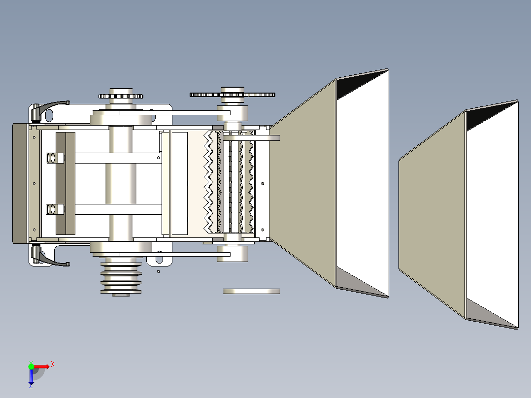 B2004526-木材破碎机俯视图