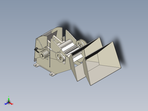 B2004526-木材破碎机正等轴测缩略图
