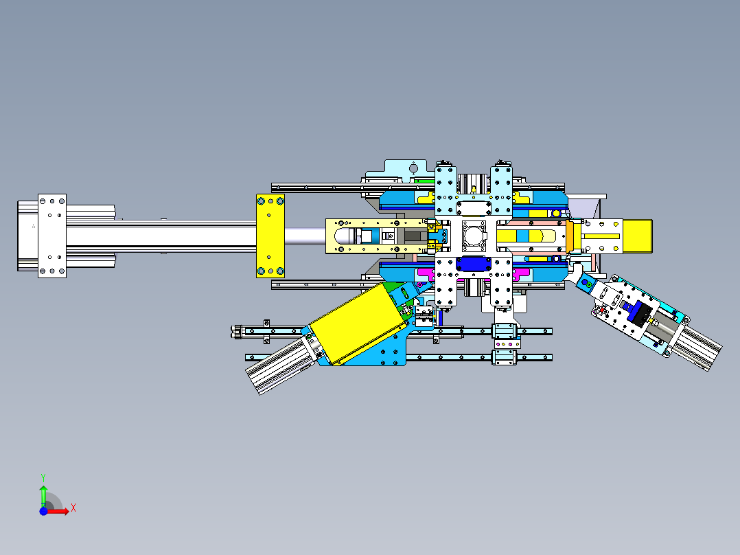 PCB 板自动转运定位设备 PAT-47前视图