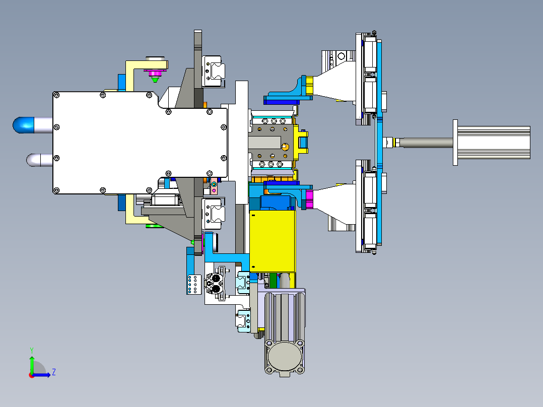 PCB 板自动转运定位设备 PAT-47左视图