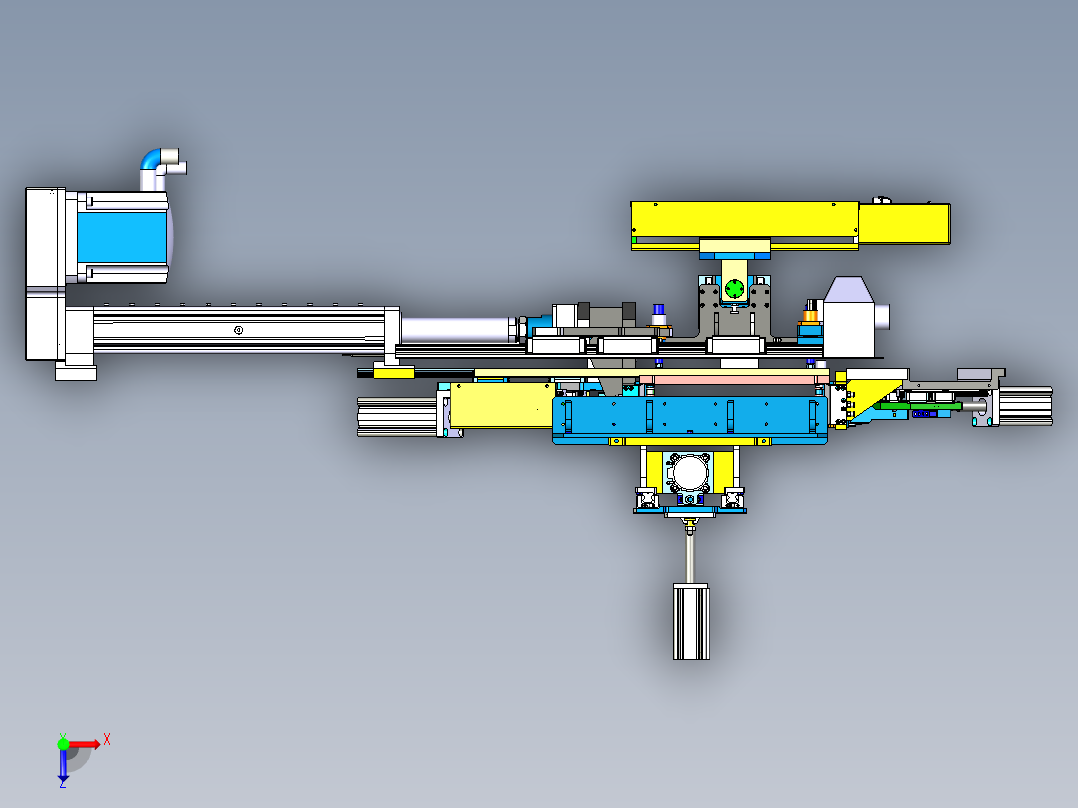 PCB 板自动转运定位设备 PAT-47俯视图
