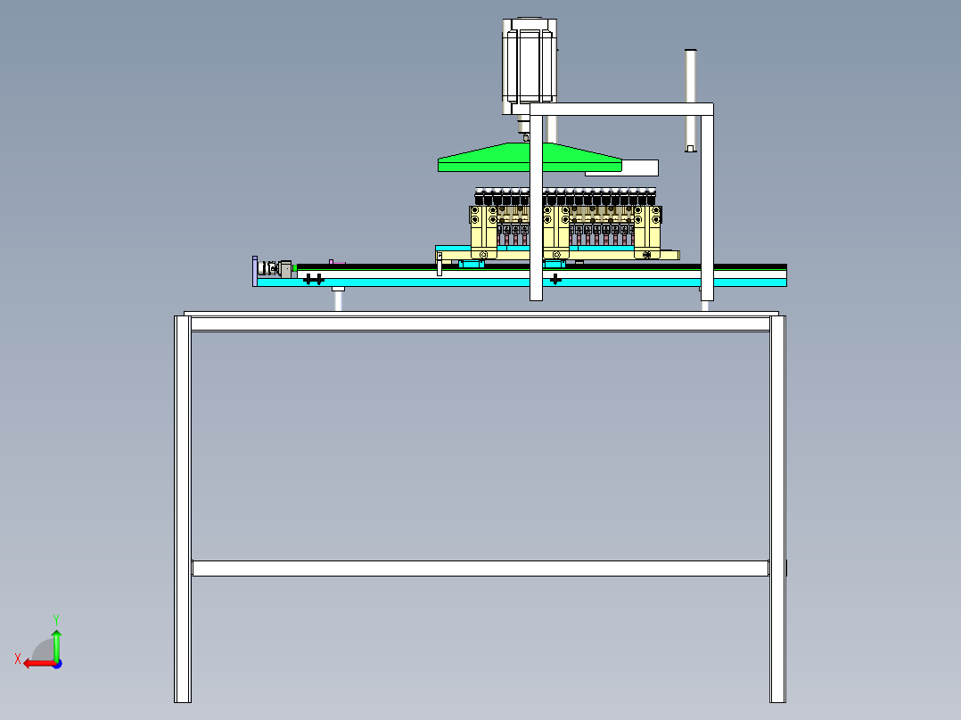 压铆工装单机后视图