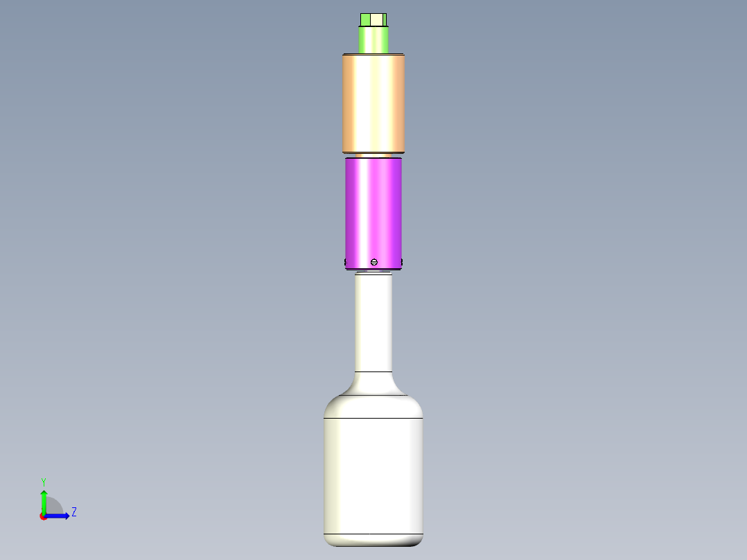 负压灌装机构左视图