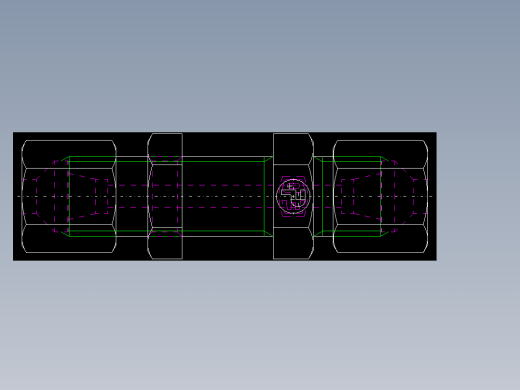 PARKER管接头EO Bulkhead union SV06S71(16)_back