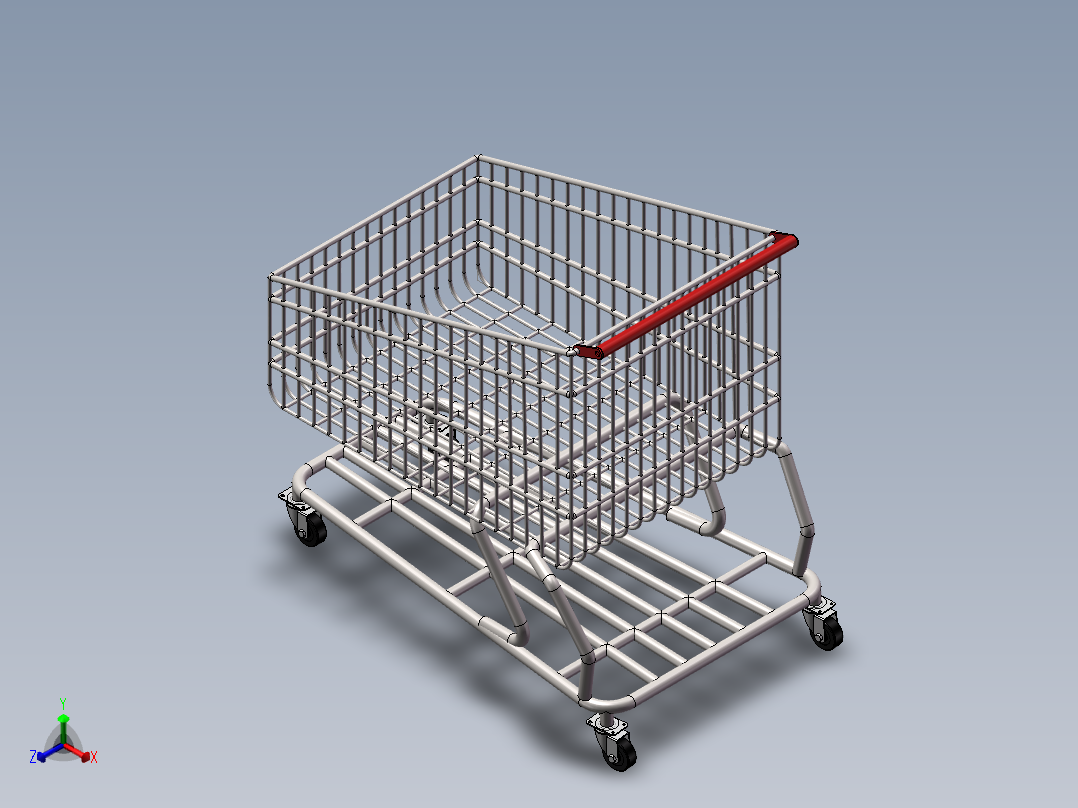 购物车正等轴测图