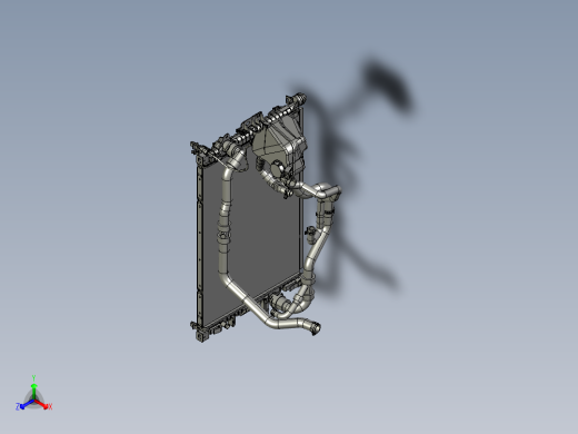 汽车空调散热器总成