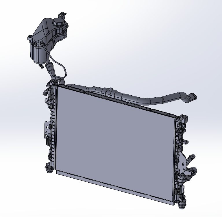 汽车空调散热器总成