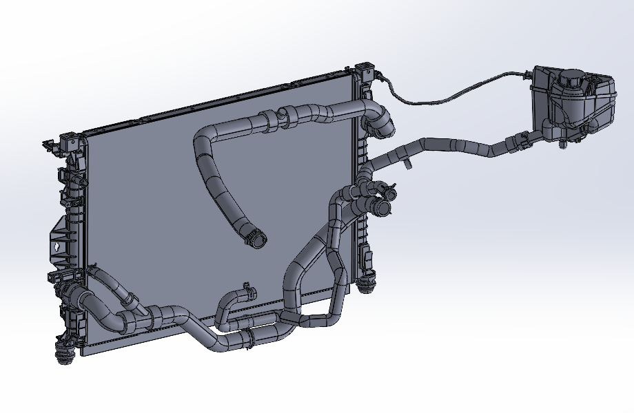 汽车空调散热器总成