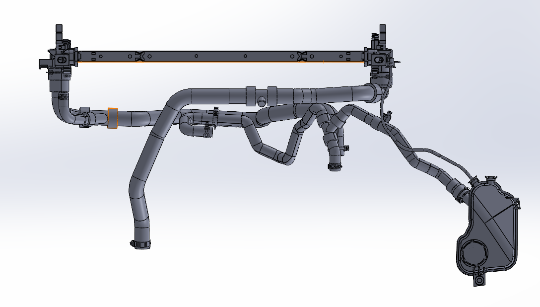 汽车空调散热器总成