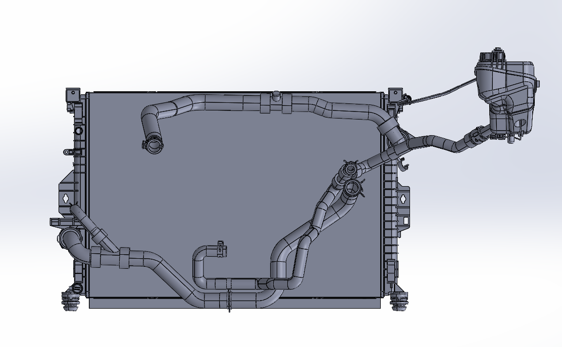 汽车空调散热器总成