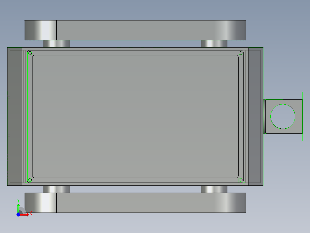 全部零件前视图