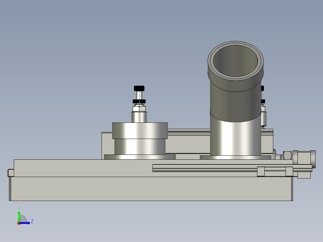 f01ae00021-d40100风口换向左视图