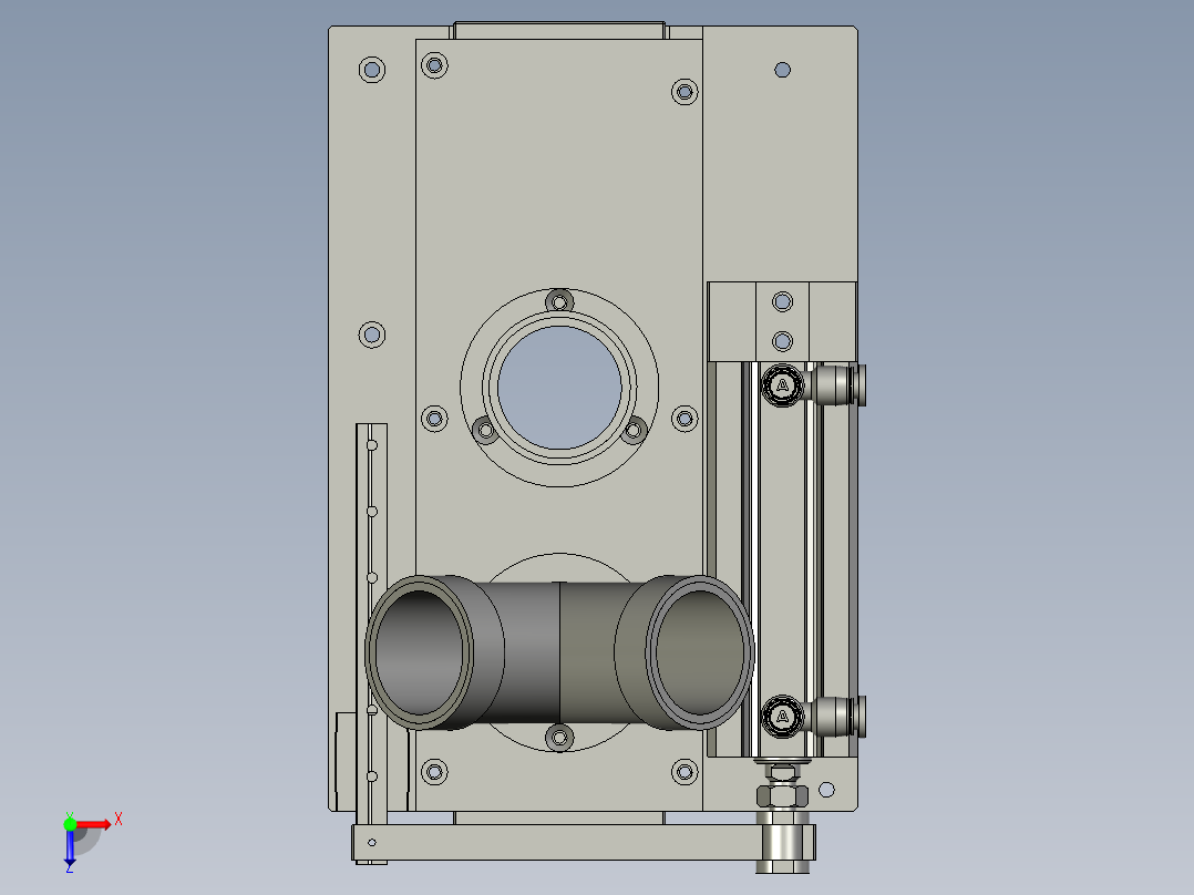 f01ae00021-d40100风口换向俯视图