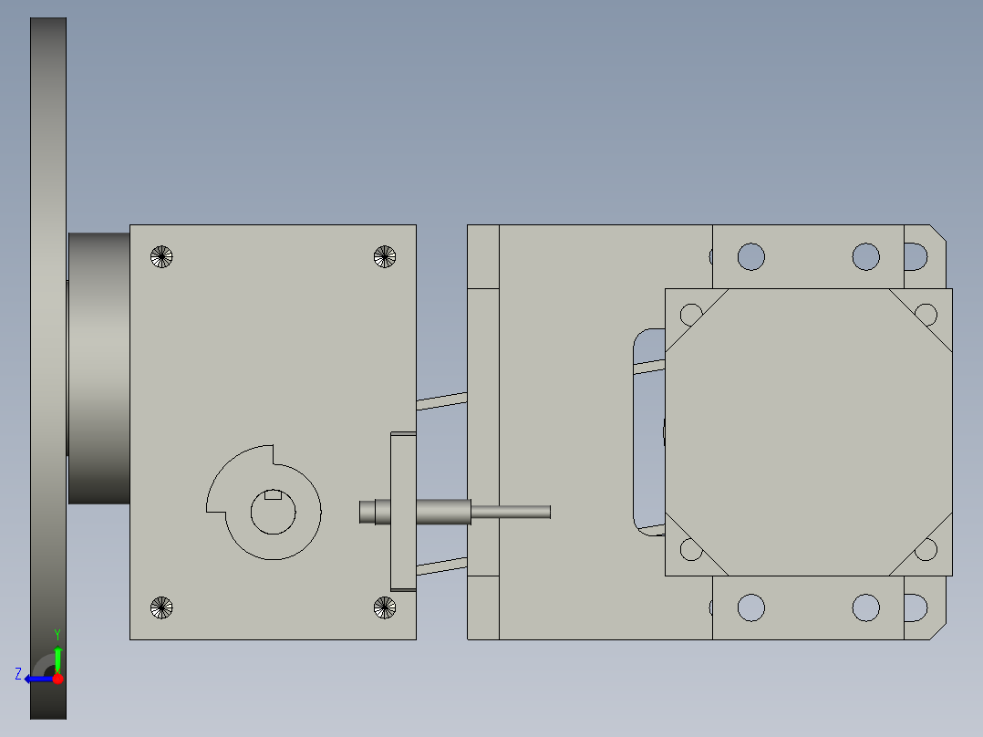 转盘部分右视图