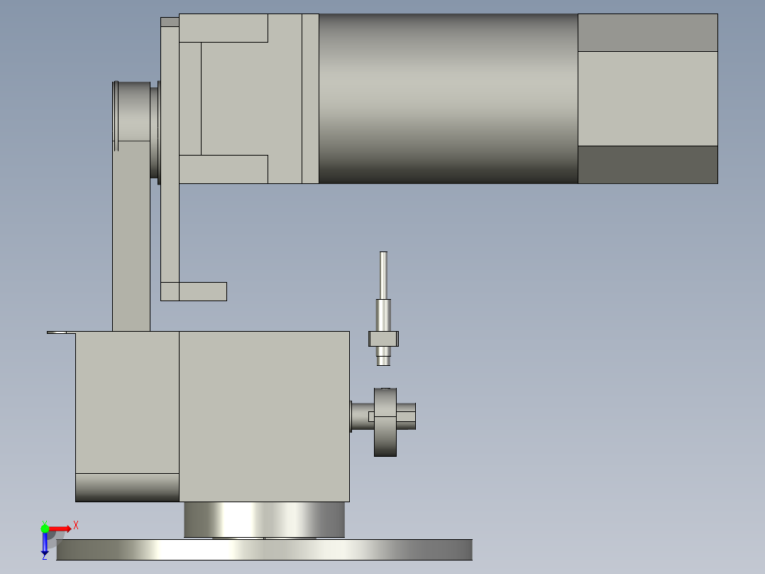 转盘部分俯视图