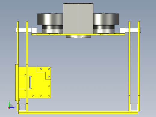 发射炮云台设计左视缩略图