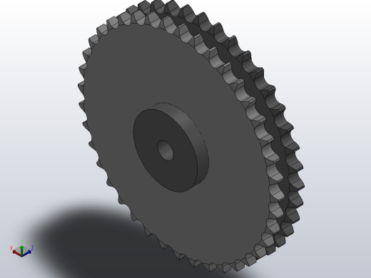 直孔链轮24B型_40-24B-2