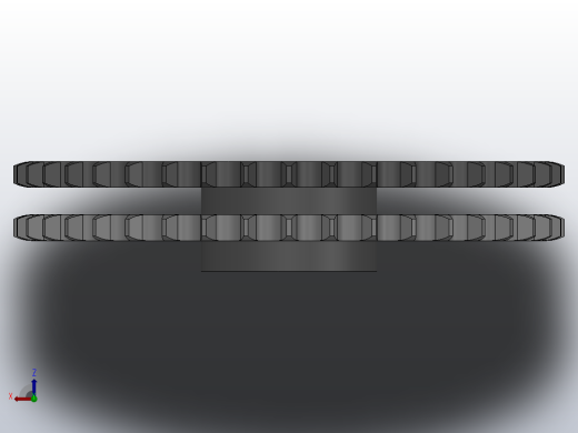 直孔链轮24B型_40-24B-2俯视缩略图