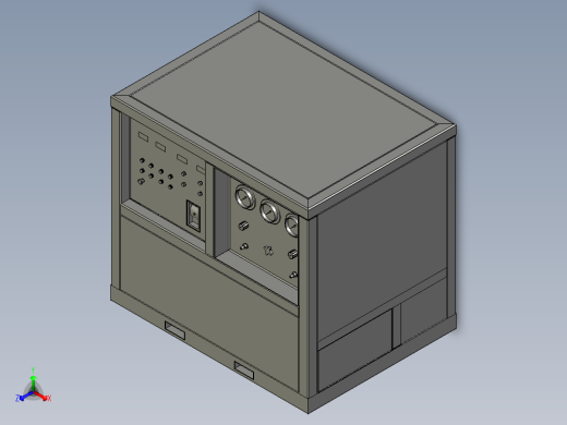 移动式液压配电泵结构设计-总装图-总图