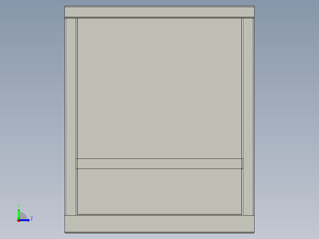 移动式液压配电泵结构设计-总装图-总图左视图