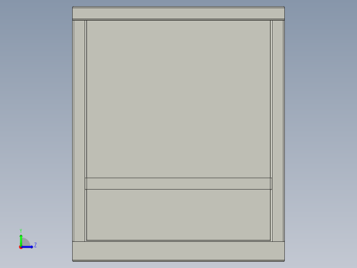 移动式液压配电泵结构设计-总装图-总图左视缩略图