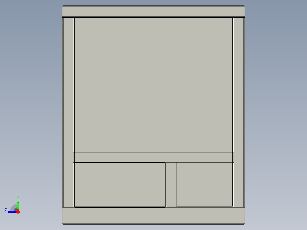 移动式液压配电泵结构设计-总装图-总图右视图