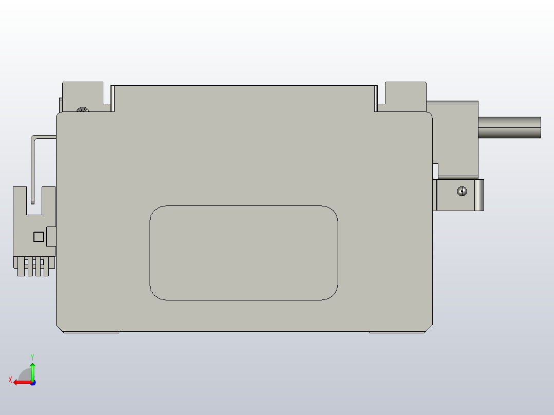 直驱直线电机轴TPA-LNP3-120-35C4-1-L1860-3-C-10-N3后视图