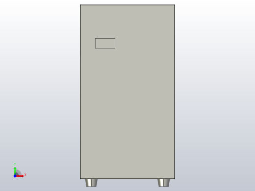 NPS1-2～3净化稳压电源三维模型202012前视缩略图