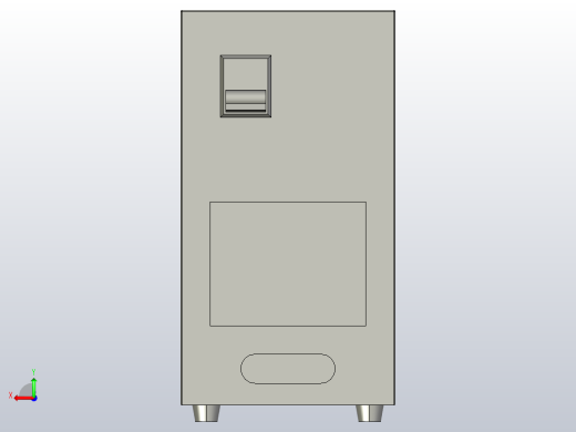 NPS1-2～3净化稳压电源三维模型202012后视缩略图