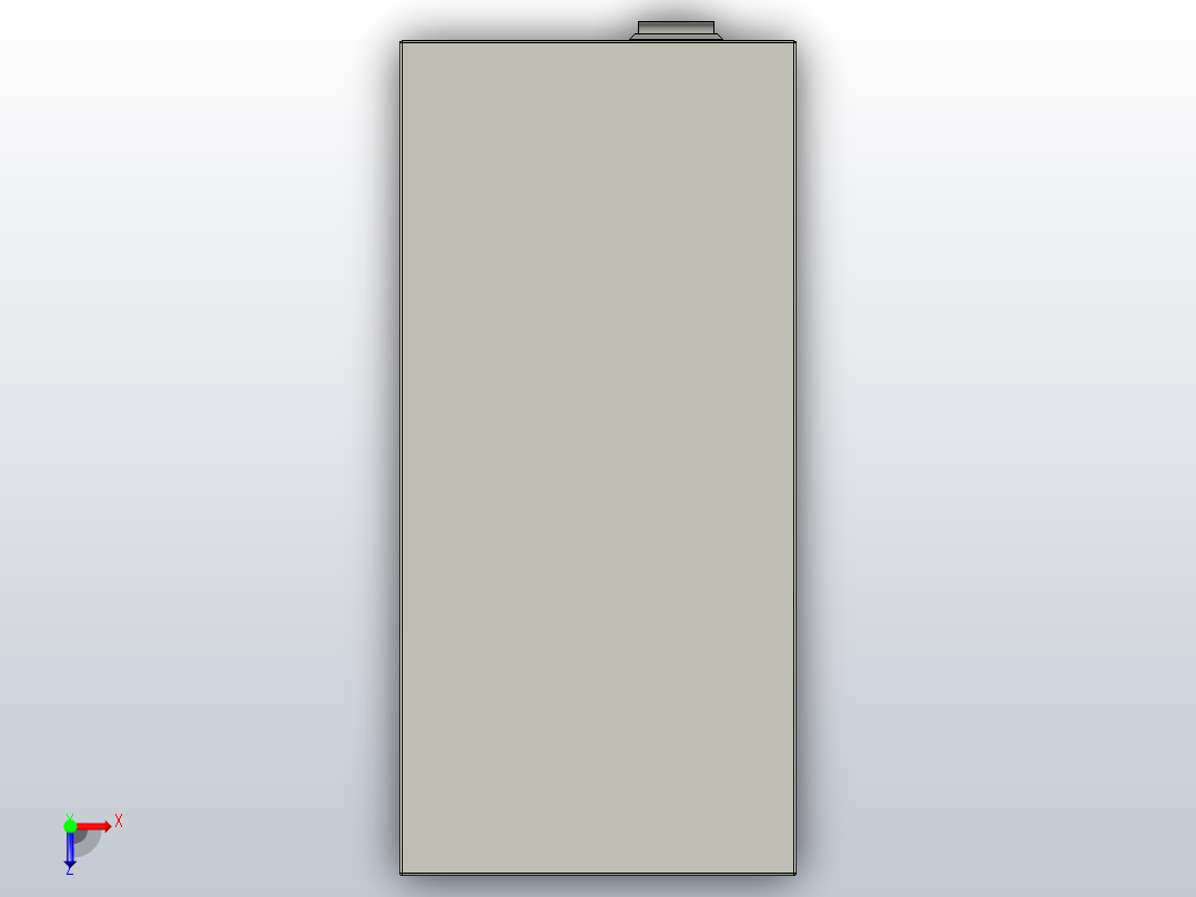 NPS1-2～3净化稳压电源三维模型202012俯视图