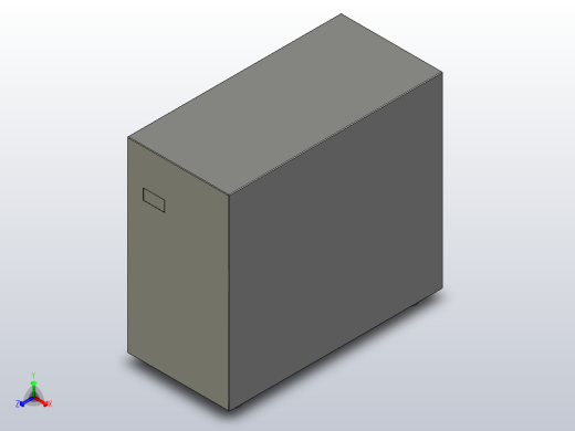 NPS1-2～3净化稳压电源三维模型202012正等轴测缩略图