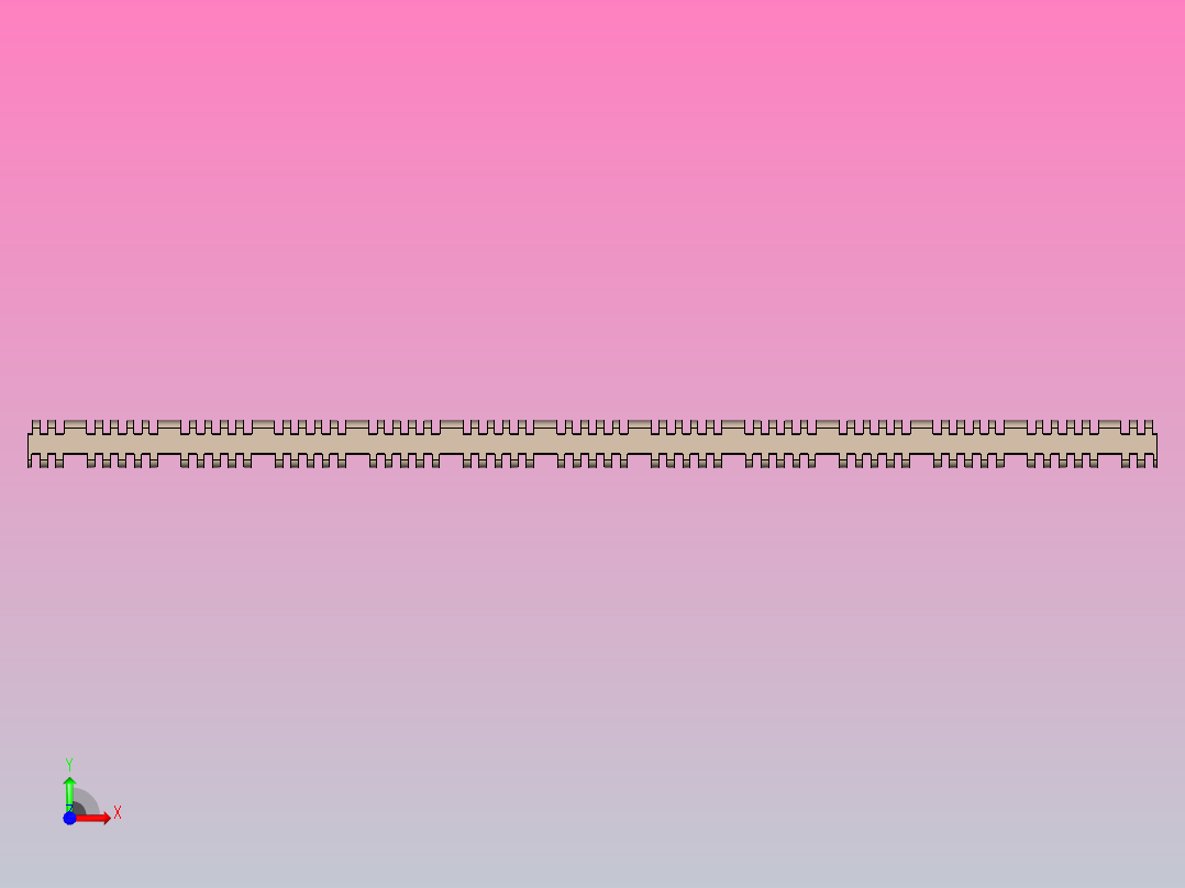 YS300-4-W914.4-C1 YS300-4网带链前视图