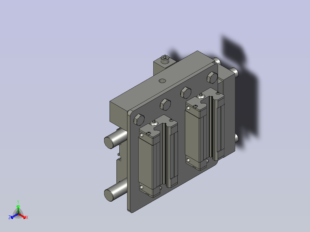 盖子抓取装配主视图