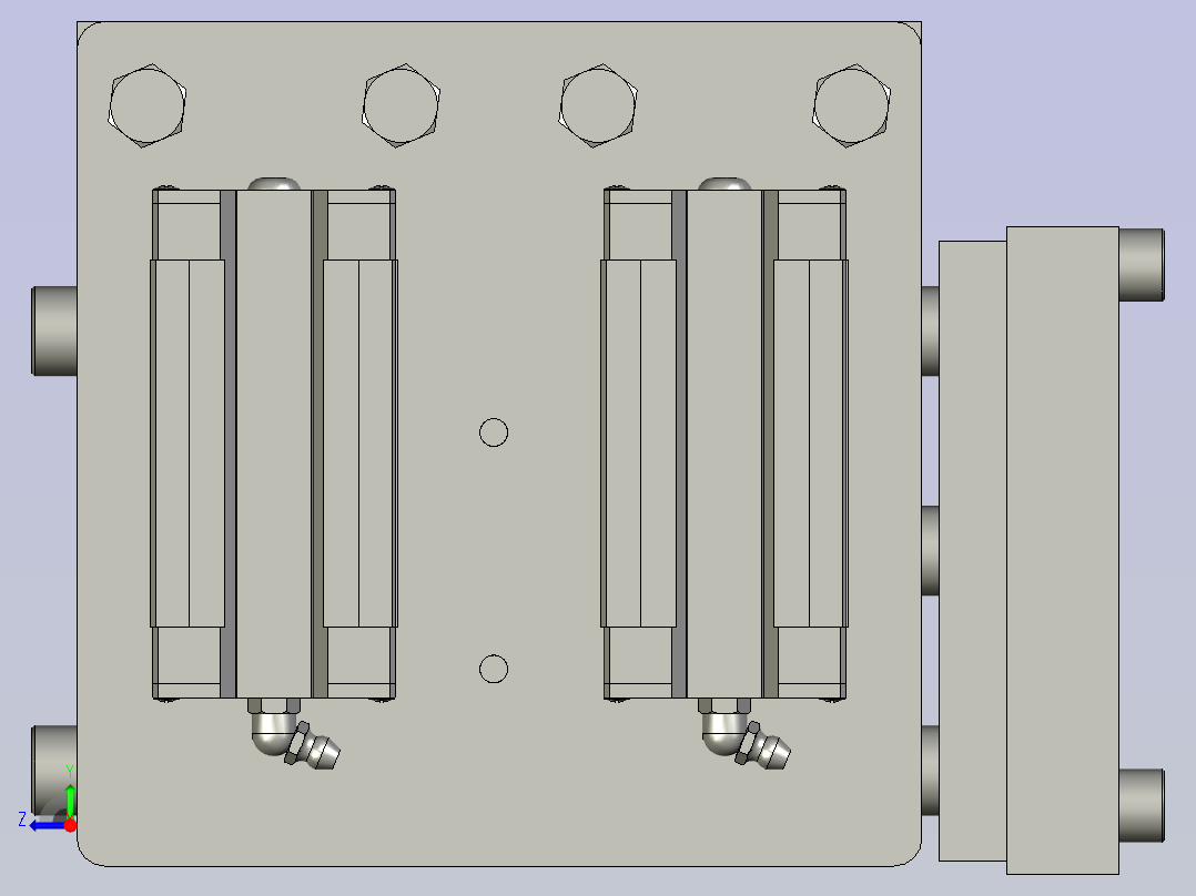 盖子抓取装配右视图