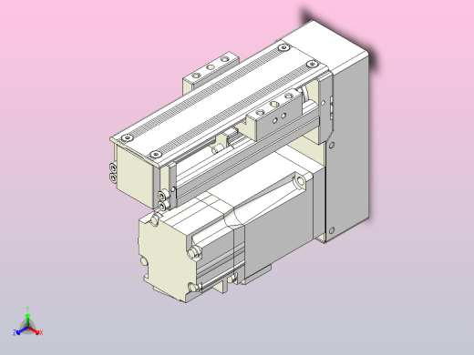 钢基模组TPA-KNR-4002C-100A1-MP-H1正等轴测缩略图