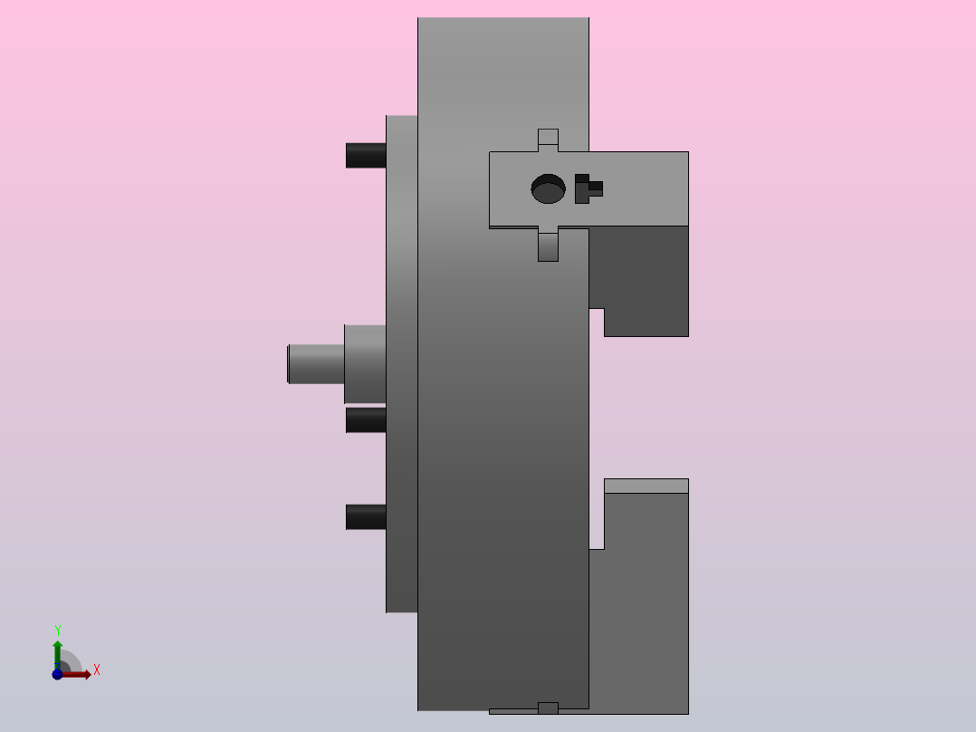 K56系列高速楔式动力卡盘[530]前视图