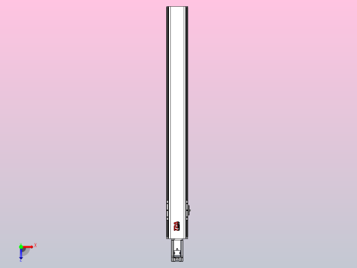 日规模组半封闭丝杆TPA-HNR-110D-1610C-L950-M-Y-P40-N3俯视缩略图
