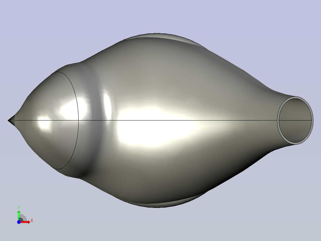 小鸟酒杯前视图