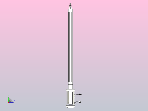 轻载电动缸TPA-ESR40-1210C-L600-M-FB-W-P40-C3左视缩略图