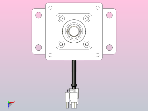 轻载电动缸TPA-ESR40-1210C-L600-M-FB-W-P40-C3俯视缩略图