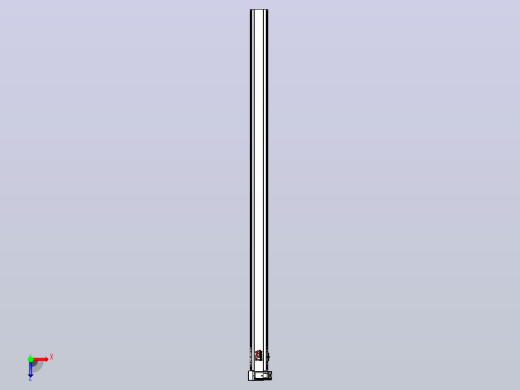 皮带直线轴半封闭可选导轨TPA-HNB-120D-110-L2200-LU-C-P40-N3俯视缩略图